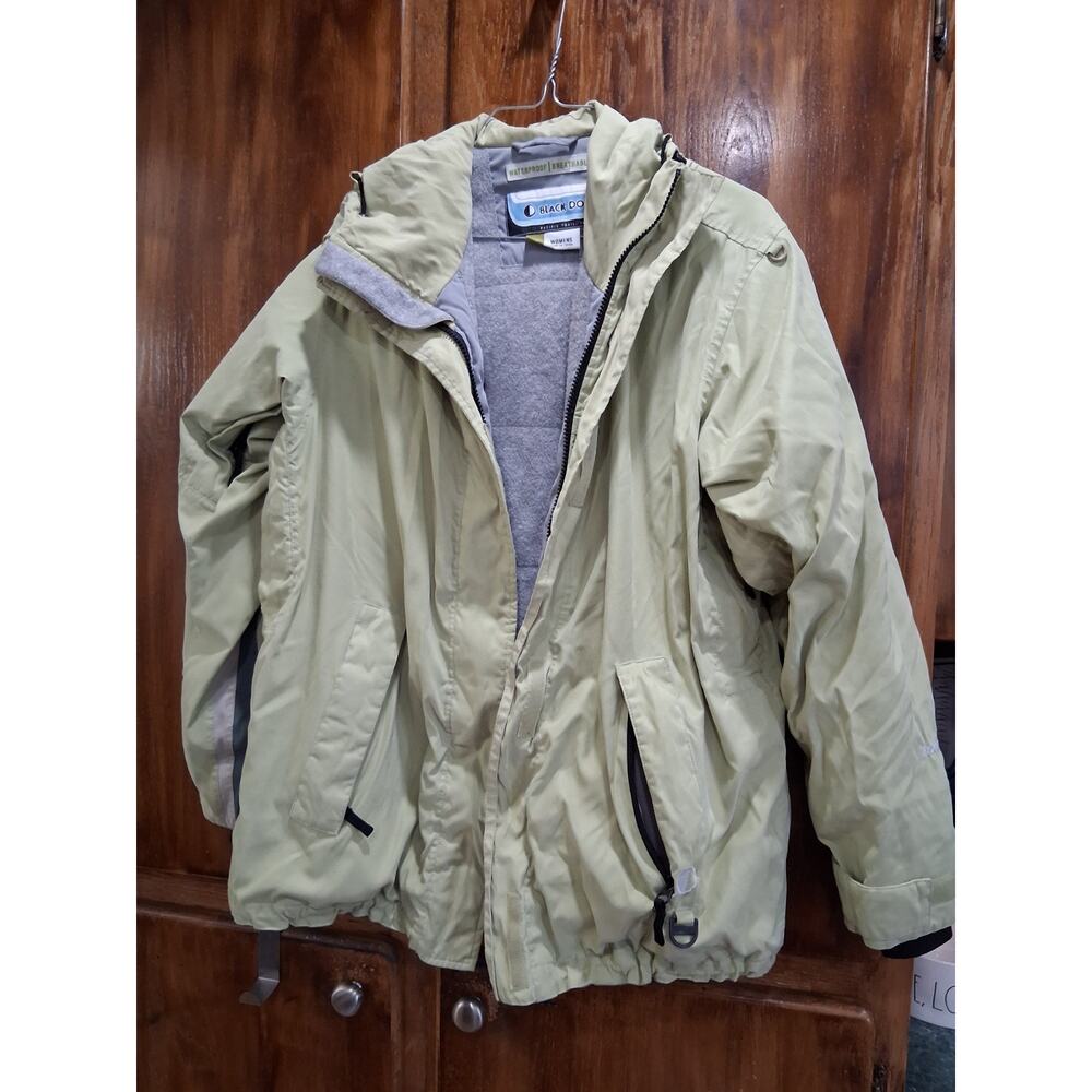 BLACK DOT Pacific Trail Hydro Vent Waterproof Breathable Hooded Ski Coat Women L